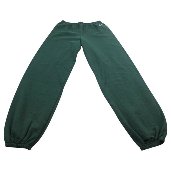 Champion Eco Authentic Jogger Pants Youth Large Green Tapered Leg Elastic Waist - Picture 1 of 8